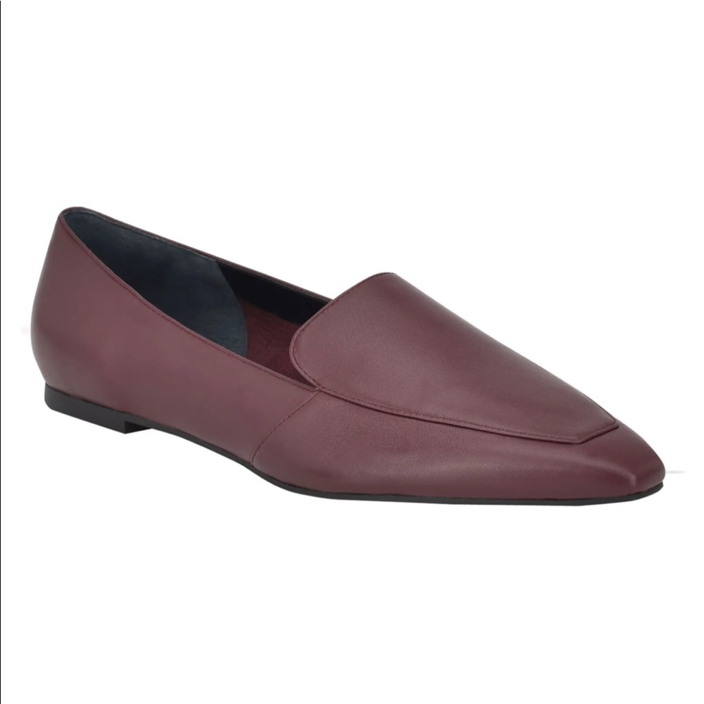 Marc Fisher Burgundy Leather Loafers